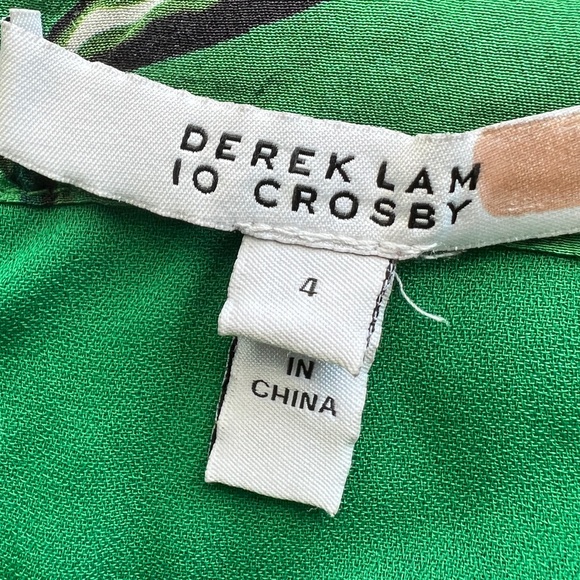 DEREK LAM 10 CROSBY - Floral Silk Ruffle Cami Dress - Picture 6 of 9